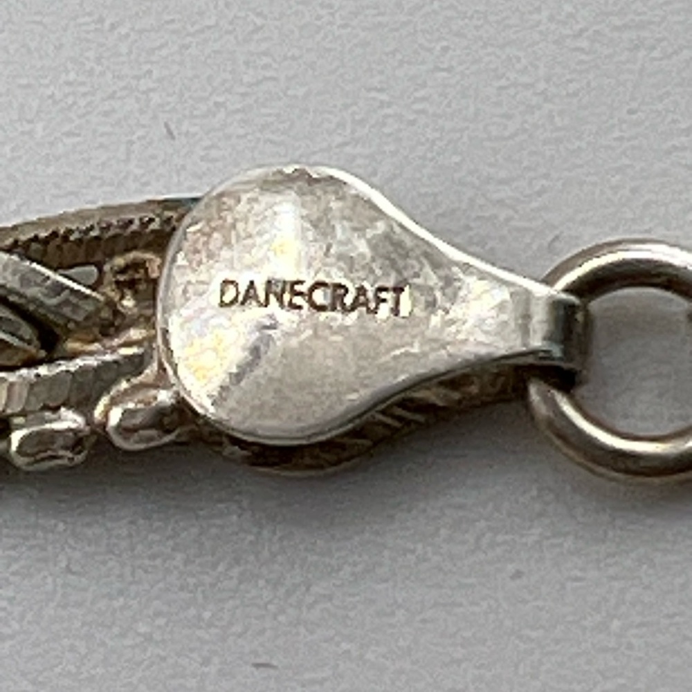 Danecraft Textured & Braided Silver Bracelet - Picture 5 of 7